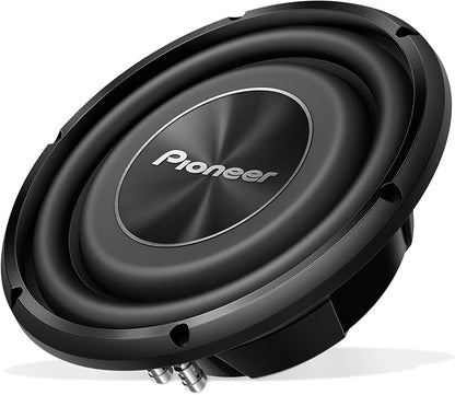 Pioneer A-Series TS-A2500LS4 10” Subwoofer – 1200W Max, Shallow-Mount Design, Deep Bass in Tight Spaces