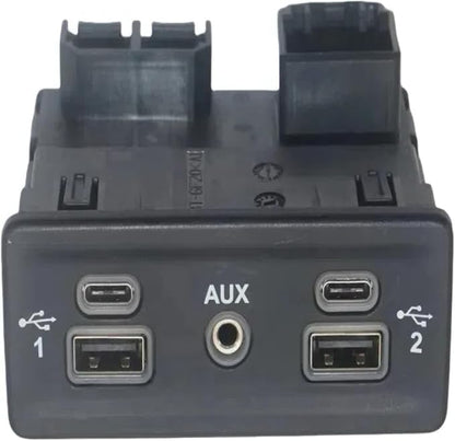 68289202AD 53492377 Hub Media Center Audio Player USB Auxiliary Port Socket Compatible with Dodge Jeep Chrysler