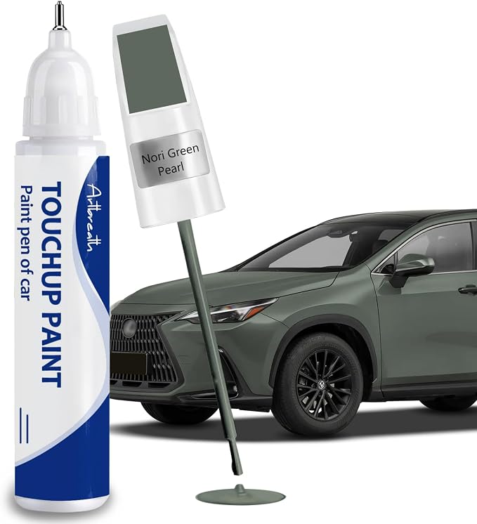 Nori Green Pearl(6X4) Touch Up Paint for Lexus-Exact Match–Chips and Nicks Car Paint Scratch Repair Kit Automotive Paint Pen for 2025 ES/2024 IS/2024 LS/2025 UX HYBRID/NX/2024 RX/GX/RZ/LX