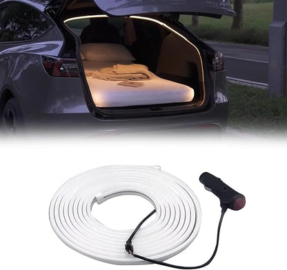 Tlyard Front Trunk LED Lights Strip for Tesla Model Y Juniper 2025 2026 Back Interior Frunk Lightning Waterproof &High Brightness Strip for Tesla Model Y Accessories