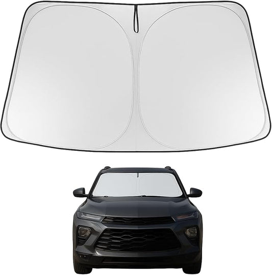 Proadsy Windshield Sun Shade for 2021-2025 2026 Chevrolet/Chevy Trailblazer Foldable Front Sunshade Protector Sun Visor Blocks UV Rays Keep Car Cooler