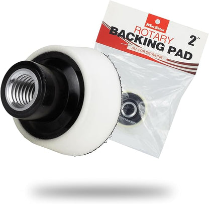Maxshine 2" Universal Professional Rotary Polisher Backing Pad – 50mm High-Performance Plate with 5/8" Thread – Fits All Rotary Polishers – Durable Auto Detailing Accessory