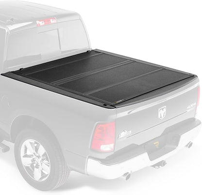RealTruck BAK BAKFlip MX4 Hard Folding Truck Bed Tonneau Cover | 448203 | Fits 2002-2024 Dodge Ram 1500, 2019-2024 Dodge Ram Classic, 2003-2021 2500/3500 6' 4" Bed (78")