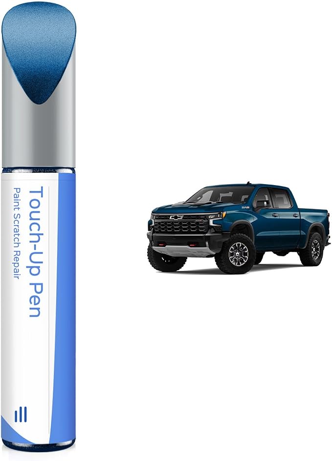 G1K/WA409Y Sacre Blue Pearl Touch Up Paint Compatible with Chevrolet Exact Match Chips and Nicks Touch Up