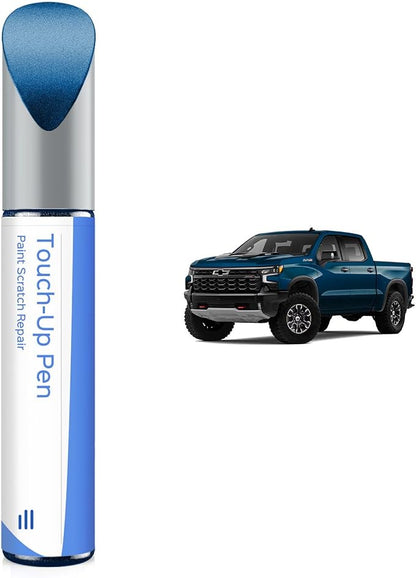 G1K/WA409Y Sacre Blue Pearl Touch Up Paint Compatible with Chevrolet Exact Match Chips and Nicks Touch Up