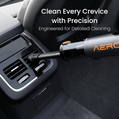 V-15 Pro, Portable Car Vacuum Cleaner, Handheld, HEPA Filter, Rechargeable, Cordless, 16000PA Suction Power, 562g, 0.15L Capacity, with LED Display