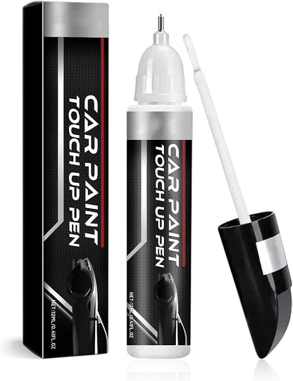 White Car Touch Up Paint Pen, Color Accurate Car Scratch Repair for Cars, 2-in-1 Auto Paint Scratch Remover, Fast Dry, Easy to Use, Long Lasting, Universal for Most Vehicles