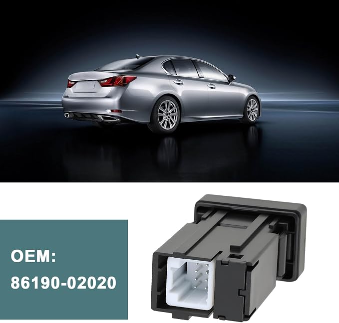 Car Aux Port Adapter 86190-02020 Compatible with Toyota Camry 2007-2011