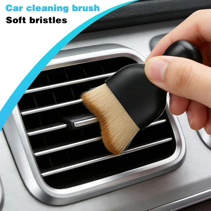 Bittwee Car Detailing Brush Kit, 3PCS Soft Bristle Multi-Use Vehicle Air Vent Detailing Wash Brushes, Automotive Interior or Exterior Cleaning Kit, Universal for SUV Automobile Truck