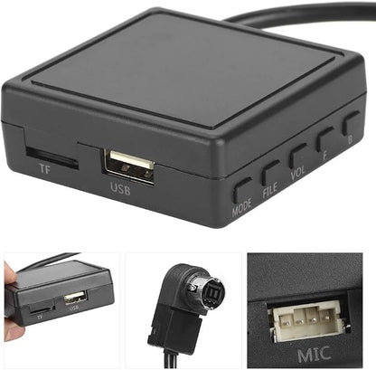 KIMISS Bluetooth Module, Car AUX Adapter USB 3.5mm Plug Music Receiver Cable Fit for JVC Alpine CD KSU58 PD100 U57 U29（19）