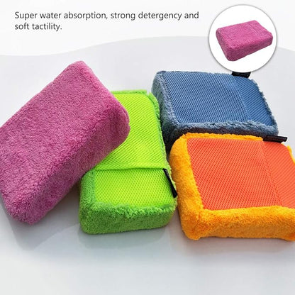 2pcs Absorbent Car Wash Sponge High Density Cleaning Glove for Car Care and Easy to Handle Auto Wash Supplies Selection