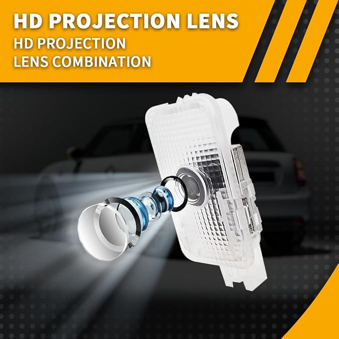 LAST CALL 2Pcs Door Lights Logo for Ascent Puddle Lights Car Door Lights Logo Projector Courtesy LED Ghost Shadow Light Projector Lamps Ascent 2019-2025 Accessories (Ascent-HD) (Ascent-01)
