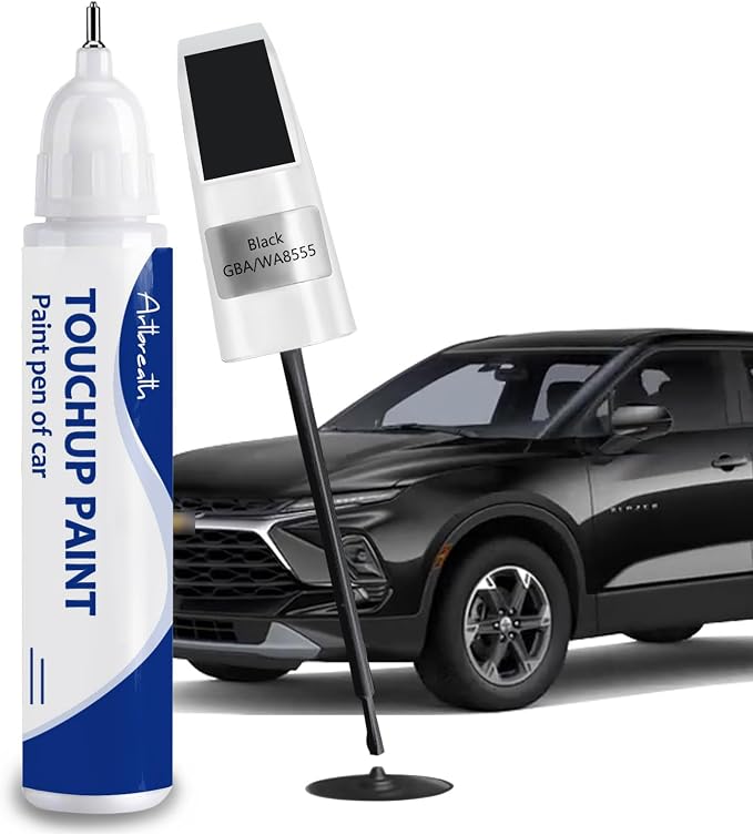 Black(GBA/WA8555) Touch Up Paint for Chevrolet-Exact Match–Chips and Nicks Car Paint Scratch Repair Kit Automotive Paint Pen for Silverado/Equinox EV/Tahoe/Colorado/Blazer/Express