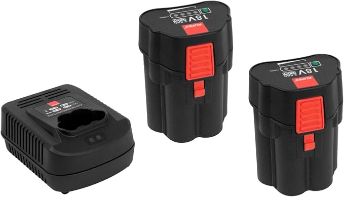 RUPES Bigfoot iBrid Random Orbital Polisher & Bigfoot Mini iBrid Polisher Combo - Advanced 18V Battery System, Optimizes Workflow and Boosts Productivity, Revolutionary Design