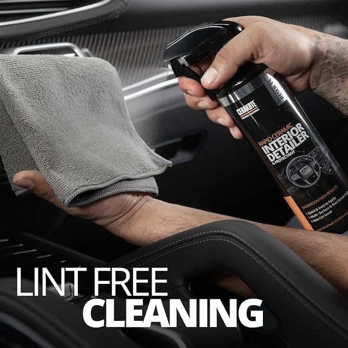 CERAKOTE Microfiber Towels (12 Pack) - Cleaning and Application Towels - Durable 300 GSM Lint-Free Material - Ideal for Cars, Home, Shop and Office