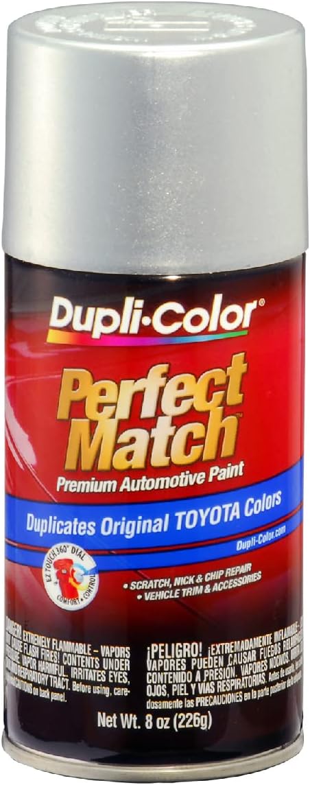 Dupli-Color EBTY16157 Perfect Match Automotive Spray Paint – Toyota Titanium Metallic, 1D4 – 8 oz. Aerosol Can