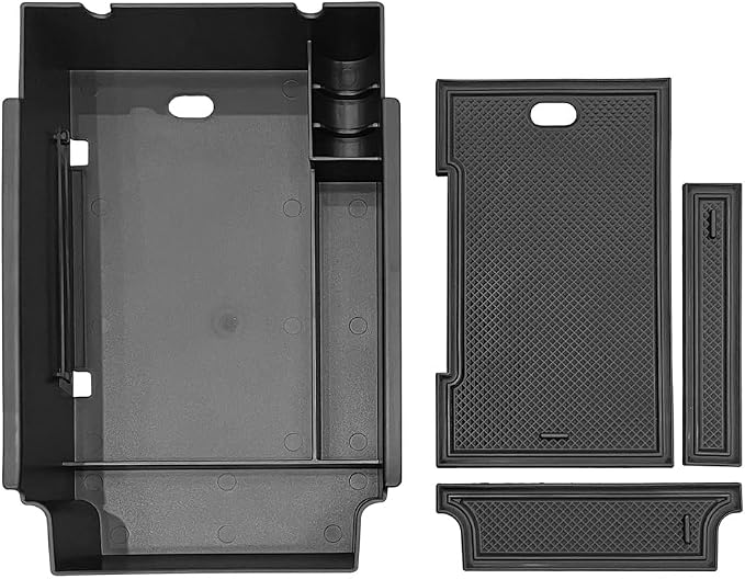 Compatible with Subaru Crosstrek Impreza 2024 2025 Center Console Armrest Storage Box ABS Tray Insert Organizer Glove Pallet Phone Holder