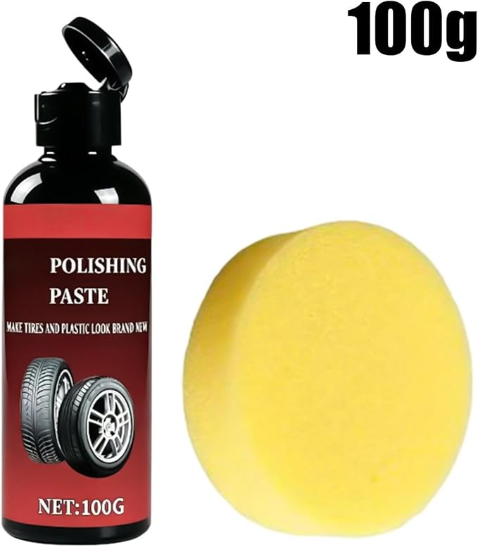 Genérico Tire Shine - High Gloss and High Strength - Tire Restorative Cream | for Vehicles, Trailers, Caravans, Sedans, Pickups, Tractors,