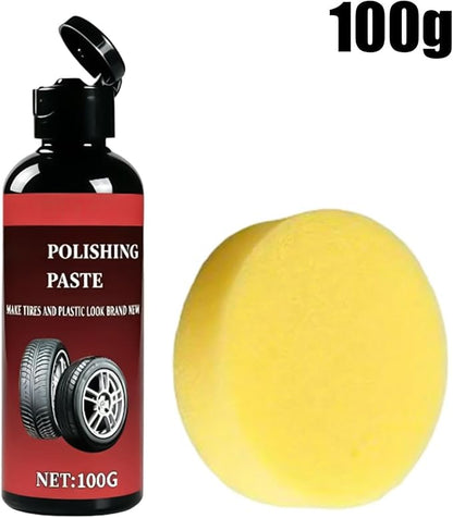 Genérico Tire Shine - High Gloss and High Strength - Tire Restorative Cream | for Vehicles, Trailers, Caravans, Sedans, Pickups, Tractors,