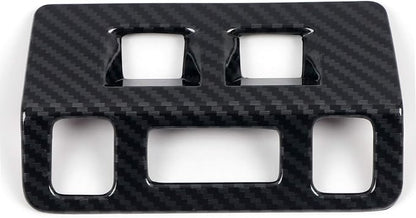 HIGH FLYING Carbon Fiber Grain Car Interior Accessories Dashboard Console Head Light Switch Cover Trim Kit ABS 1PC for Subaru WRX STI 2015-2021, XV Crosstrek 13-17
