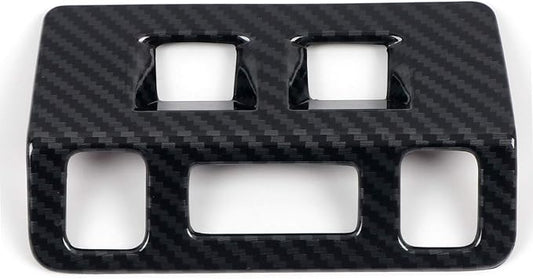 HIGH FLYING Carbon Fiber Grain Car Interior Accessories Dashboard Console Head Light Switch Cover Trim Kit ABS 1PC for Subaru WRX STI 2015-2021, XV Crosstrek 13-17