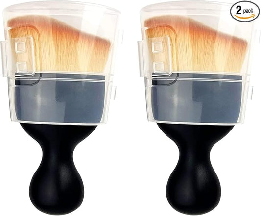 2PCS Car Interior Dust Sweeping Soft Brush, Automotive Interior Dusting Brush, Car Detailing Interior Cleaning Brush Ideal for Interior, Exterior, Dashboard, Air Vents, Soft Bristles
