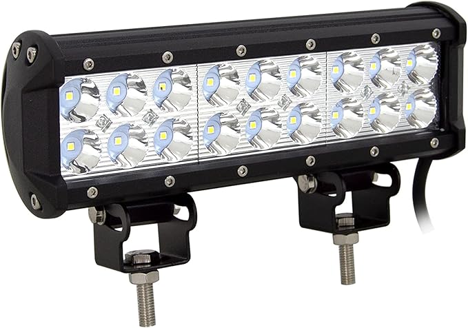 Willpower 9 inch 54W Spot LED Work Light Bar Driving Lamp 12V 24V 5400LM for Chevrolet Dodge Ford GMC JP Toyota Polaris RZR Ranger ATV UTV Can Maverick Boat SUV F150 F250