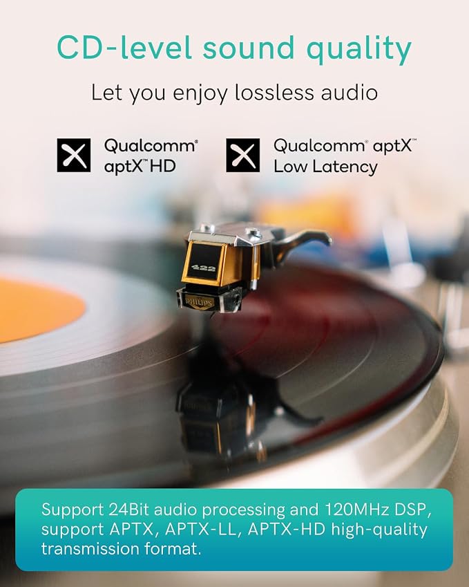 Bluetooth 5.0 Car Adapter for Audi with AMI Interface, Mercedes & Volkswagen with MDI Connector, Bluetooth Receiver with aptX-HD Sound for MMI 3G/3G+ System(Audi Symphony,Audi Concert)