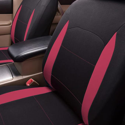 Flying Banner Car Seat Covers Front Seats Rear Bench Polyester car seat Protectors Easy installations Rear Bench Split Classic Man Lady Truck
