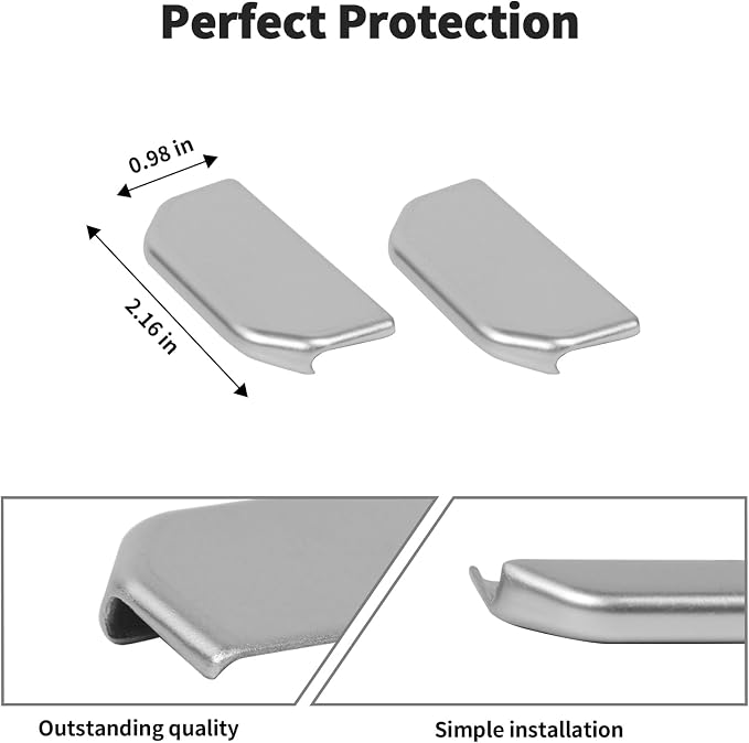 JWWY for Jeep JL Vent Air Outlet Adjustment Cover Trim Compatible with 2024-2025 Jeep Wrangler JL JLU Interior Accessories 2pcs Silver