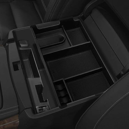 DNA MOTORING ZTL-Y-0008 Center Console Armrest Organizer Tray [for 07-19 Tundra],Black