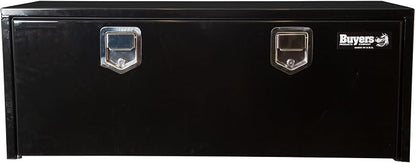 Buyers Products 1702110 Steel Underbody Truck Tool Box 18 x 18 x 48 Inch, Black Powder-Coated 14 Ga Steel, Locking Stainless Paddle Latch, Drop Door, Weather-Resistant, Made in USA