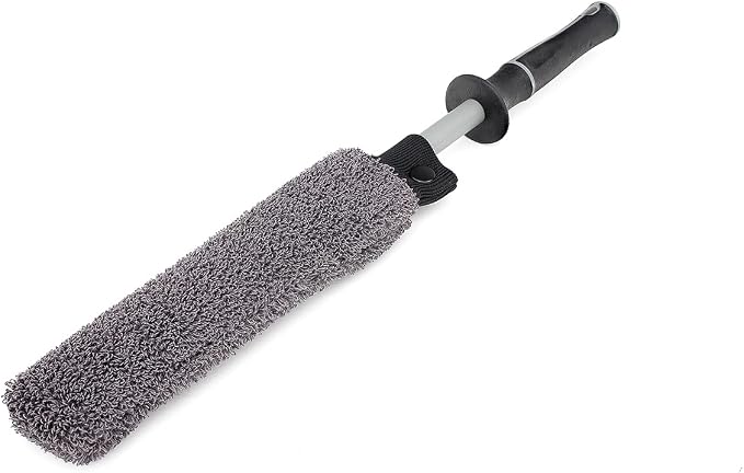 Detail Factory Wheel Brush Kit with Interchangeable Microfiber Covers | Ultra-Soft Cleaning, Washing and Detailing Wheels, Tires Rims