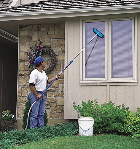 Mr. LongArm 0405 Soft Flow-Thru Brush Blue