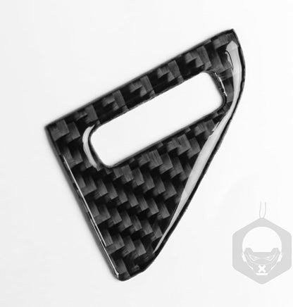 NVCNX Real Premium Carbon Fiber for Toyota 2nd Gen Tacoma Accessories 2012-2015 2013 2014 Car Dash Center Air Vent Knob Cover Interior Trim Thick Overlay Sticker Decal 2PCs