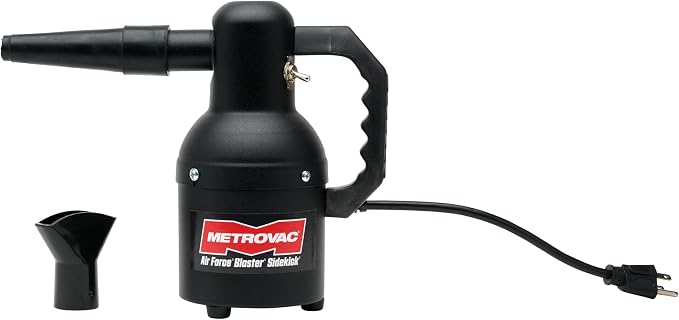 MetroVac Air Force Blaster Sidekick SK-1 Motorcycle & Car Dryer with 14 inches Cord and Matte Finish for Profesional Motorcycle & Car Detailing, Made in the USA