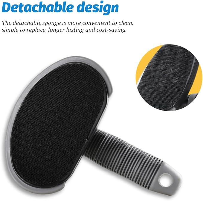 Car Tire Shine Applicator, Reusable Vehicle Wheel Dressing Applicator Brush with Curved Handle, Automotive Tire Polishing Cleaning Foam Pad, Universal for SUV Automobile Truck