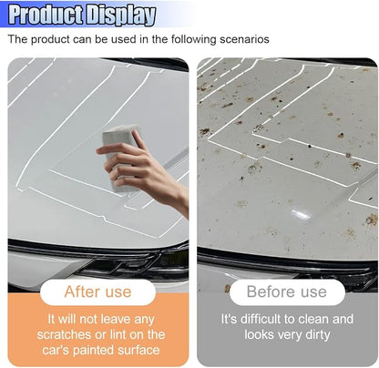 Suede Microfiber Applicator Pad, Multi-Purpose Ceramic Spray Coating Sponge Pads, Car Detailing Sponge for Car Paint, Metal, Plastic Trim, Applying Wax, Sealants, Other Conditioners (2PCS)