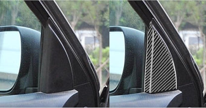 NVCNX Real Premium Carbon Fiber for Toyota 2nd Gen Tacoma Accessories 2005-2015 2006 2007 2008 2009 2010 2011 2012 2013 2014 Car Door Inner A Pillar Post Cover Interior Trim Sticker Decal 4PCs