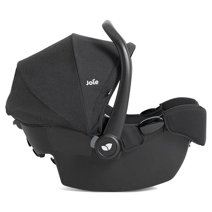 Joie Baby, Rue Lightweight Infant Car Seat & Anti-Rebound Base, Side-Impact Protection, 5-Point Harness, and UPF 50+ Canopy for Newborns and Infants (Shale Dark)