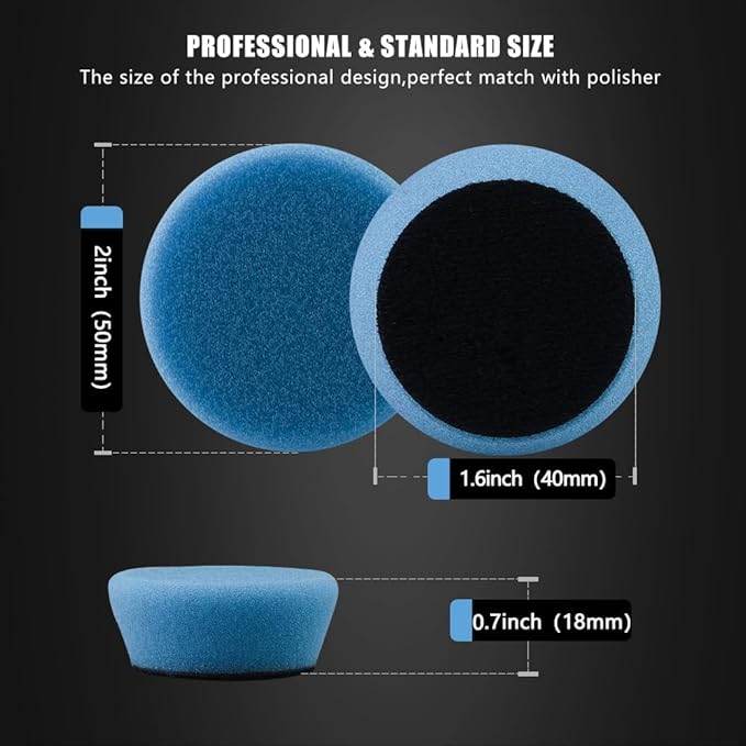 SPTA Mini Polishing Pads Set (21Pcs Mini Polishing Pads Sets, 1.6 inch)