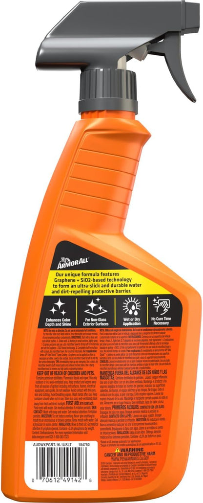 Armor All Ultra Shield Spray Coating + Graphene, 16 fl oz Bottle, Car Paint and UV Protectant Spray