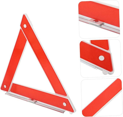 Warning Triangle Kit Reflective Safety Triangle for Vehicles Roadside Use Built to Essential for Car Breakdowns and Traffic Safety