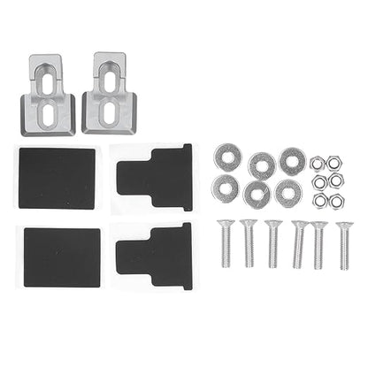 Hood Latches Kit Durable Secure Locking System for JK 2 Door & Unlimited 4 Door 2007‑2017 Off Roading Enthusiasts (Ti Color)
