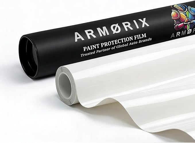 Rockrose Ultra Gloss TPU Clear PPF Film for Car Paint Protection 60 in x 50FT Self-Healing, UV Protection, Scratch & Stain Resistant Hydrophobic, Wet Installation, Strong Adhesive, 7.5 mil Thickness