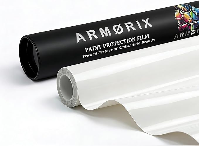 Rockrose Ultra TPU Gloss PPF Film for Car Paint Protection 36 in x 8FT Self-Healing, UV Protection, Scratch & Stain Resistant Hydrophobic, Wet Installation, Strong Adhesive, 7.5 mil