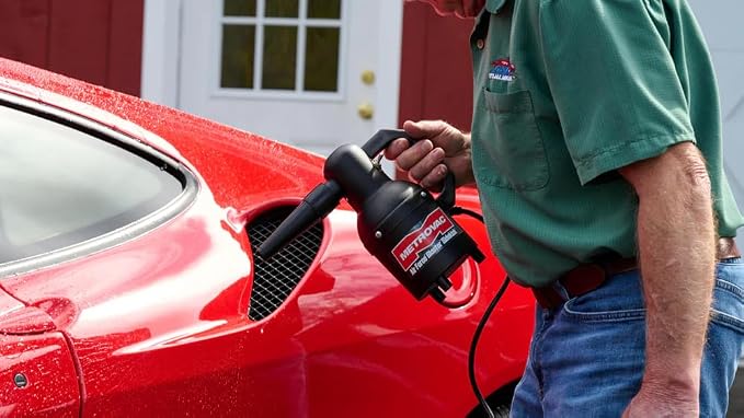 MetroVac Air Force Blaster Sidekick SK-1 Motorcycle & Car Dryer with 14 inches Cord and Matte Finish for Profesional Motorcycle & Car Detailing, Made in the USA