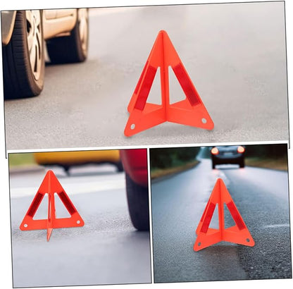 5pcs Car Warning Rack Emergency Safety Triangle Reflective Roadside Marker