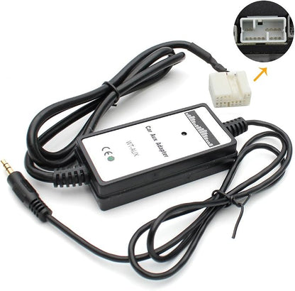 Car Audio CD to AUX Input Adapter CD Changer for Honda Accord 2003-2012, City 2002-2011, CRV 2005-2014, Civic 2006-2012, Odyssey 2005-2010, TSX 2004-2011