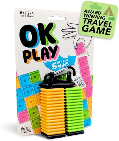 OK Play: Ultimate Travel Tile Game | Learn to Play in 10 Seconds | Waterproof & Indestructible | Perfect for Kids and Adults